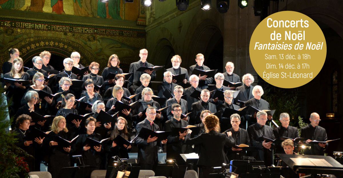 Concert Fantasy de Noël À l'église saint Léonard, un voyage musical enchanteur samedi 13 à 18h & dimanche 14 à 17h.